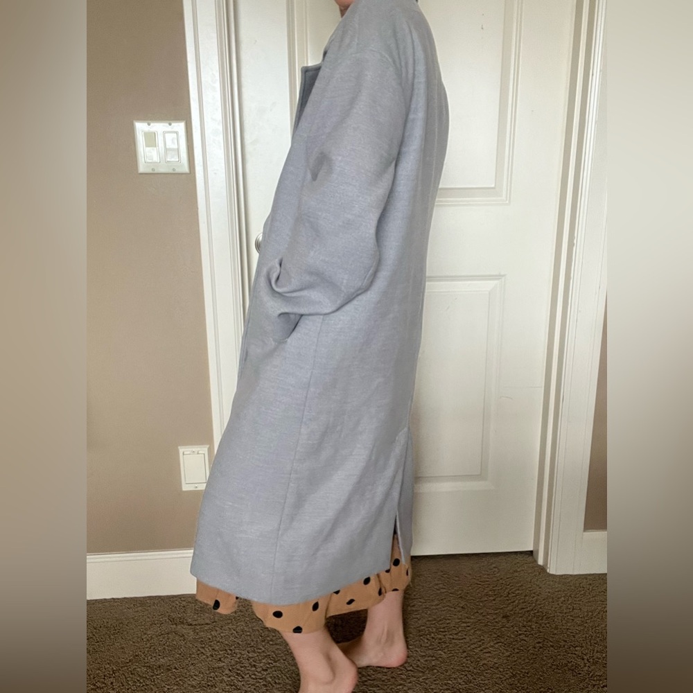 Banana Republic Gray Pea Coat - Picture 2 of 5